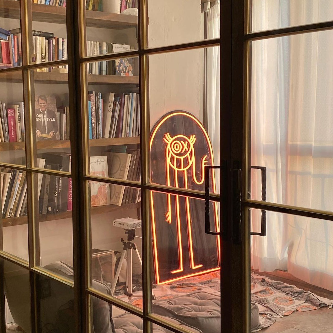 Hello Mr A © by André Saraiva - Neon LED sign